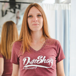 T-Shirt DriftShop Vintage - Bordeaux - Femme